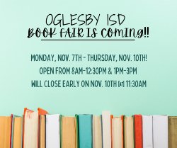 BOOK FAIR HOURS 